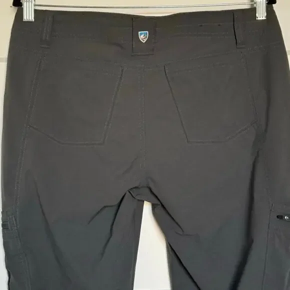 Kuhl Womens Horizn Pant Skinny Dark Gray Size 12 Reg Hiking Outdoors - Picture 6 of 11
